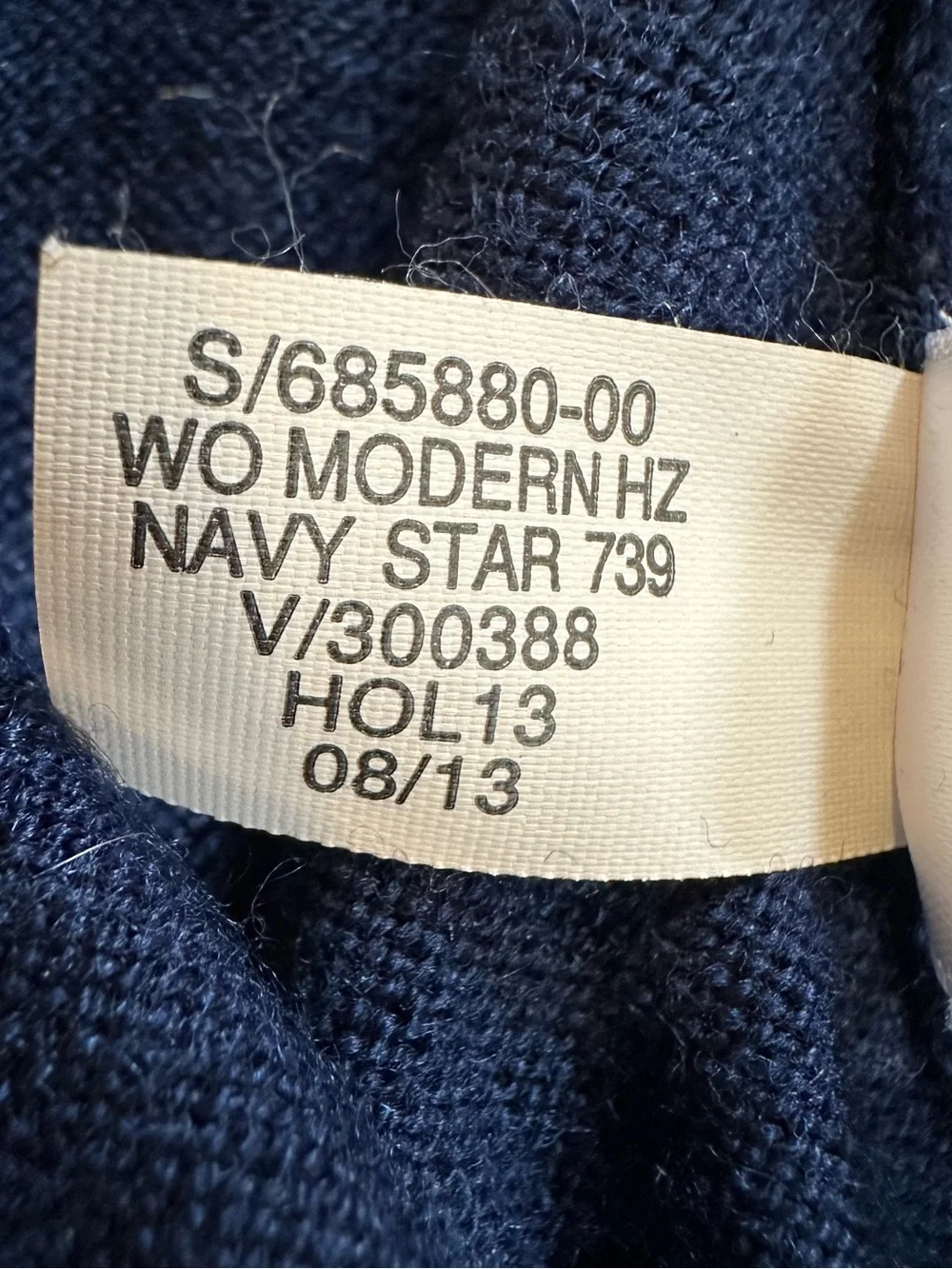 Men’s Banana Republic Quarter Zip Sweater Merino Wool Blend Blue Size M
